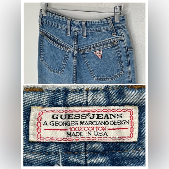 Vintage Guess by Georges Marciano Jeans Womens 29 Size 25x25 Light Wash USA 90s - Picture 9 of 16